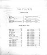 Table of Contents, Stark County 1914